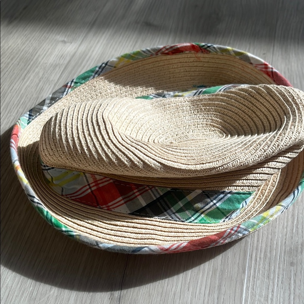 Kids Plaid Sun Hat